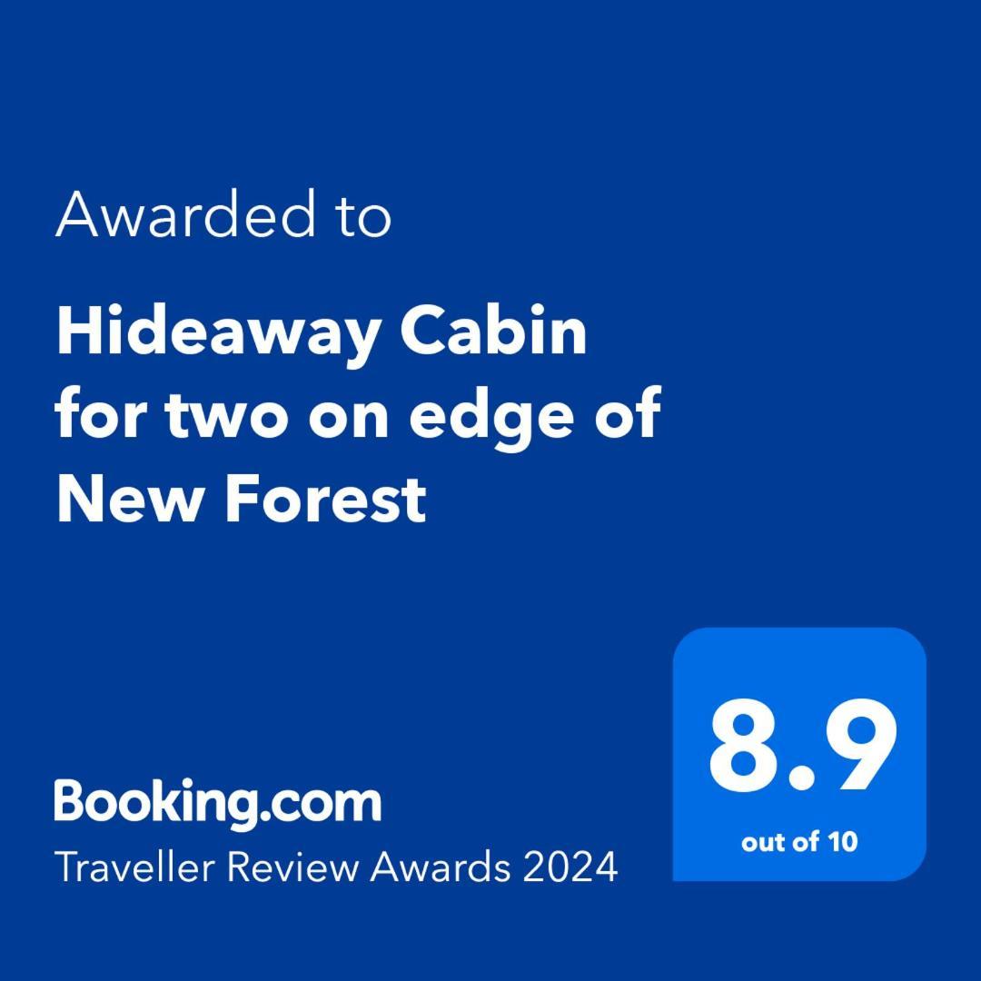 Hideaway Cabin For Two On Edge Of New Forest Hinton  Exteriör bild